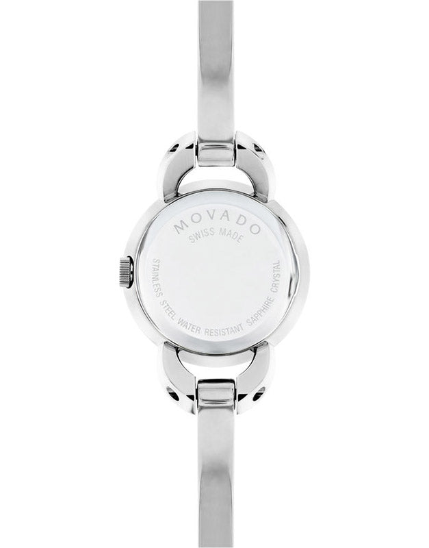 Movado Rondiro 22mm Pink Dial Stainless Steel Watch For Women - 0606797 Buy Now By Movado