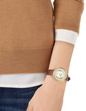 Swarovski Crystalline Pure White Dial Brown Leather Strap Watch for Women - 5275040 Buy Now By Swarovski