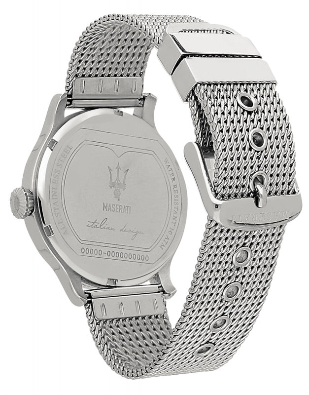 Maserati Epoca Grey Dial Grey Mesh Bracelet Watch For Men - R8853118002 Buy Now By Maserati