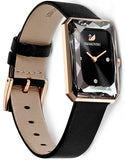 Swarovski Uptown Black Dial Black Leather Strap Watch for Women - 5547710 Buy Now By Swarovski