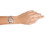 Swarovski Octea Nova Beige Dial Grey Leather Strap Watch for Women - 5649999 Buy Now By Swarovski