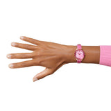 Swarovski Octea Nova Pink Dial Pink Leather Strap Watch for Women - 5650030 Buy Now By Swarovski