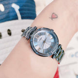 Guess Park Ave Analog Quartz Blue Dial Blue Steel Strap Watch For Women - W0767L4 Buy Now By Guess