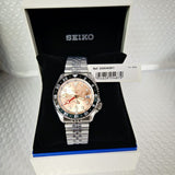 Seiko 5 Sports GMT Thong Sia Limited Edition Brown Dial Silver Steel Strap Watch for Men - SSK043K1 Buy Now By Seiko