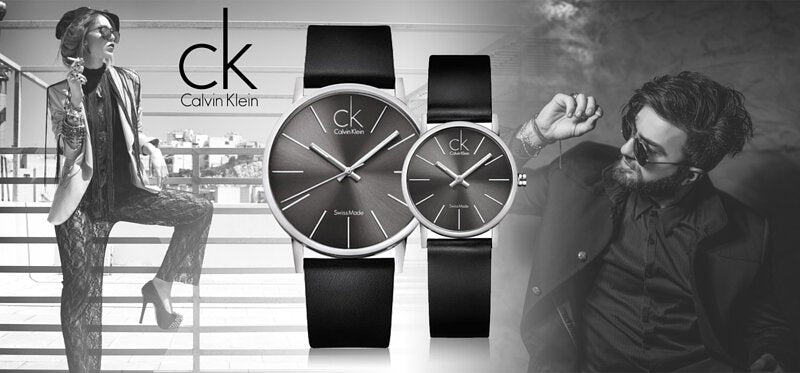 Calvin Klein Minimal Black Dial Black Leather Strap Watch for Women - K7622107 Buy Now By Calvin Klein