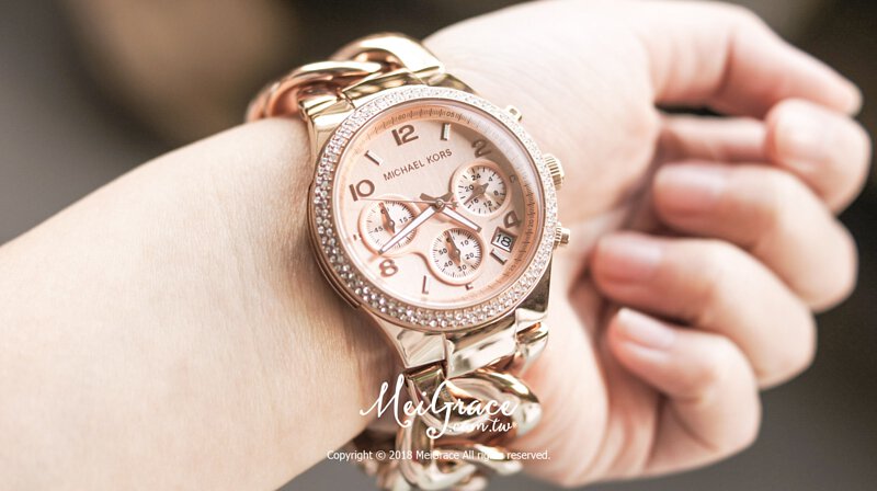 Michael Kors Runway Rose Gold Dial Rose Gold Steel Strap Watch for Women - MK3247 Buy Now By Michael Kors