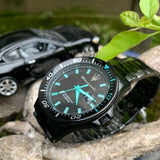 Maserati SFIDA Aqua Edition Analog Black Dial Black Steel Strap Watch For Men - R8853144001 Buy Now By Maserati
