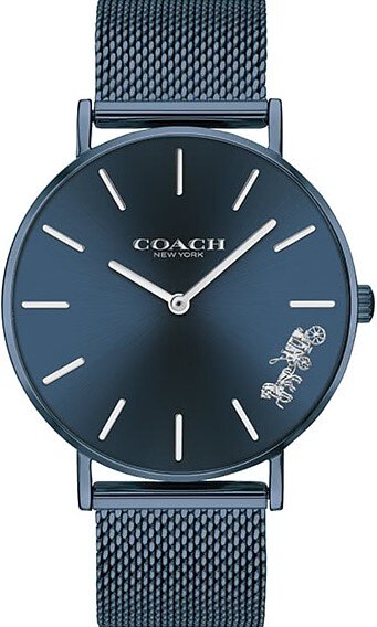 Coach Perry Blue Dial Blue Mesh Bracelet Watch for Women - 14503485 Buy Now By Coach
