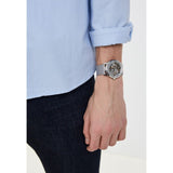 Guess Gadget Silver Dial Silver Mesh Bracelet Watch for Men - GW0538G1 Buy Now By Guess