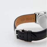 Fossil Neutra Minimalist Moonphase Black Dial Black Leather Strap Watch for Men - FS5904 Buy Now By Fossil