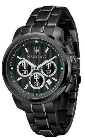 Maserati Royale Chronograph Black Dial Black Steel Strap Watch For Men - R8873637004 Buy Now By Maserati