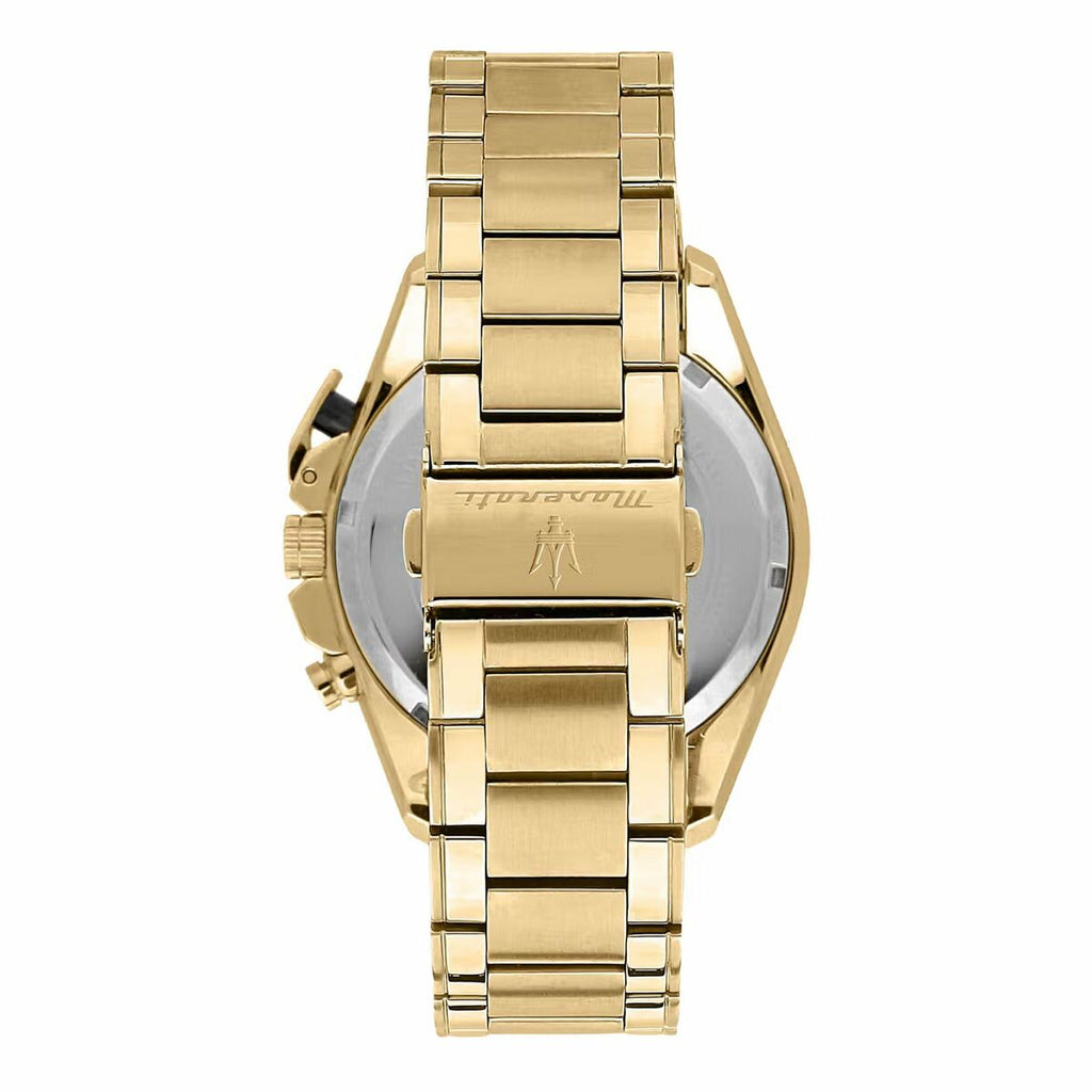 Maserati Traguardo Chronograph Black Dial Gold Steel Strap Watch For Men - R8873612041 Buy Now By Maserati