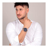 Maserati SFIDA Chronograph Blue Dial Two Tone Steel Strap Watch For Men - R8873640012 Buy Now By Maserati