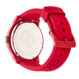 Tommy Hilfiger Denim Quartz Red Dial Red Rubber Strap Watch for Men - 1791480 Buy Now By Tommy Hilfiger