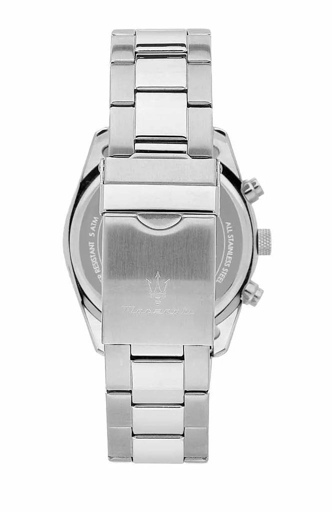 Maserati Competizione Chronograph White Dial Silver Steel Strap Watch For Men - R8853100017 Buy Now By Maserati