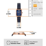 Emporio Armani Gioia Quartz Mother of Pearl Blue Dial Blue Leather Strap Watch For Women - AR11426 Buy Now By Emporio Armani
