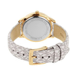 Michael Kors Tibby Analog Silver Dial White Leather Strap Watch for Women - MK1049 Buy Now By Michael Kors