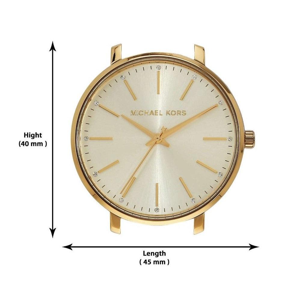 Michael Kors Pyper Quartz Gold Dial Gold Steel Strap Watch For Women - MK3898 Buy Now By Michael Kors