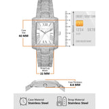 Michael Kors Emery Analog Crystals Silver Dial Silver Steel Strap Watch for Women - MK4648 Buy Now By Michael Kors