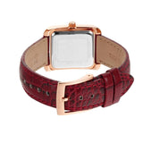 Michael Kors Emery Quartz Diamonds Silver Dial Red Leather Strap Watch For Women - MK4689 Buy Now By Michael Kors