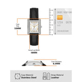 Michael Kors Emery Three Hand Silver Dial Black Leather Strap Watch For Women - MK4696 Buy Now By Michael Kors