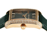 Michael Kors Emery Quartz Diamonds Green Dial Green Leather Strap Watch For Women - MK4697 Buy Now By Michael Kors