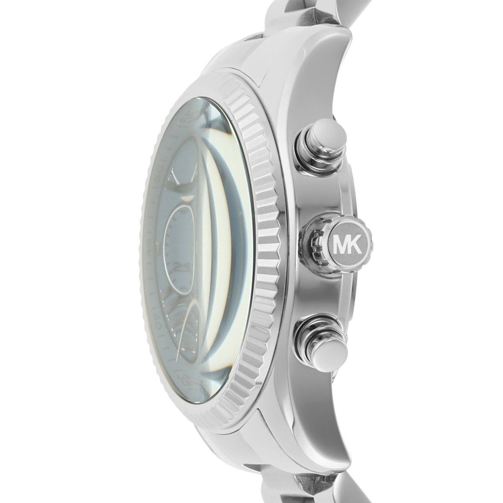 Michael Kors Lexington Chronograph Blue Dial Silver Steel Strap Watch For Women - MK7215 Buy Now By Michael Kors