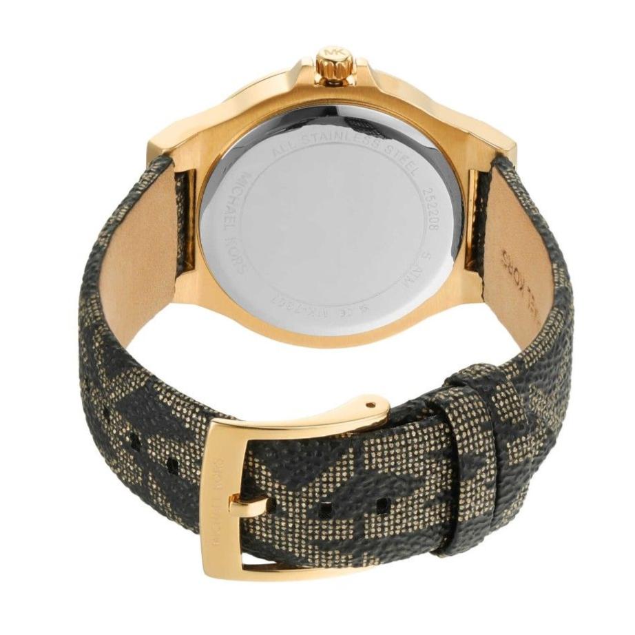 Michael Kors Lennox Three Hand Black Dial Black Leather Strap Watch For Women - MK7307 Buy Now By Michael Kors