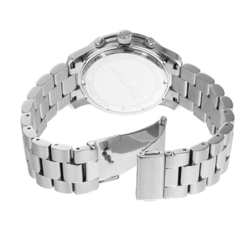 Michael Kors Runway Chronograph Silver Dial Silver Steel Strap Watch For Women - MK7325 Buy Now By Michael Kors