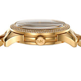 Michael Kors Runway Three Hand Brown Dial Two Tone Steel Strap Watch For Women - MK7389 Buy Now By Michael Kors