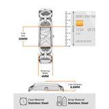 Michael Kors Empire Three Hand Silver Dial Silver Steel Strap Watch For Women - MK7407 Buy Now By Michael Kors