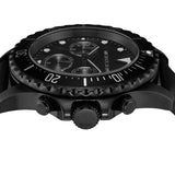 Michael Kors Everest Chronograph Black Dial Black Leather Strap Watch For Men - MK9053 Buy Now By Michael Kors