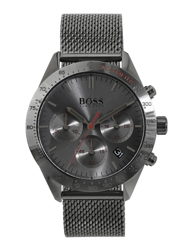 Hugo Boss Talent Gunmetal Dial Grey Mesh Bracelet Watch for Men - 1513637 Buy Now By Hugo Boss
