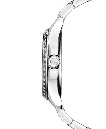 Gucci G Timeless Mother of Pearl Dial Silver Steel Strap Watch For Women - YA126543 Buy Now By Gucci