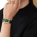 Michael Kors Emery Quartz Diamonds Green Dial Green Leather Strap Watch For Women - MK4697 Buy Now By Michael Kors