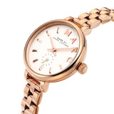 Marc Jacobs Sally White Dial Rose Gold Steel Strap Watch for Women - MBM8643 Buy Now By Marc Jacobs