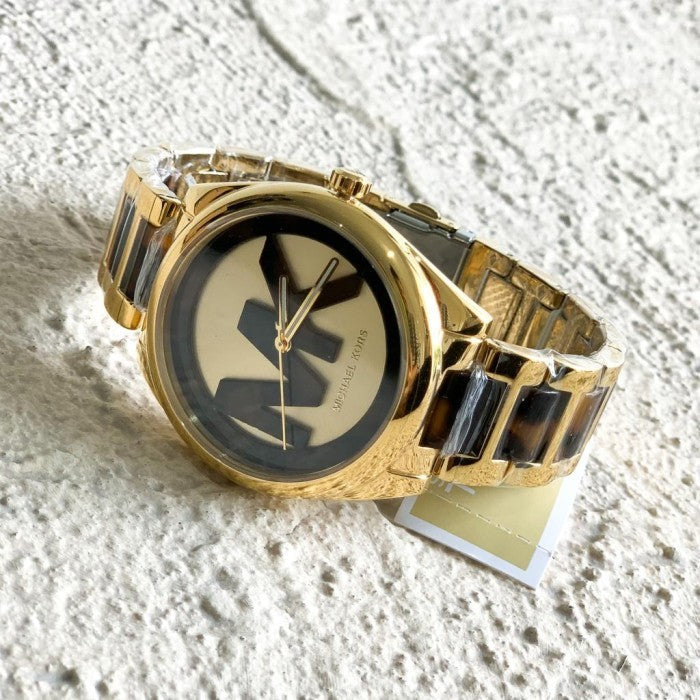 Michael Kors Janelle Three-Hand Gold Dial Two Tone Steel Strap Watch For Women - MK7136 Buy Now By Michael Kors