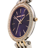 Michael Kors Darci Purple Dial Two Tone Steel Strap Watch for Women - MK3353 Buy Now By Michael Kors