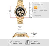 Michael Kors Berkley Chronograph Black Dial Gold Steel Strap Watch For Women - MK7414 Buy Now By Michael Kors