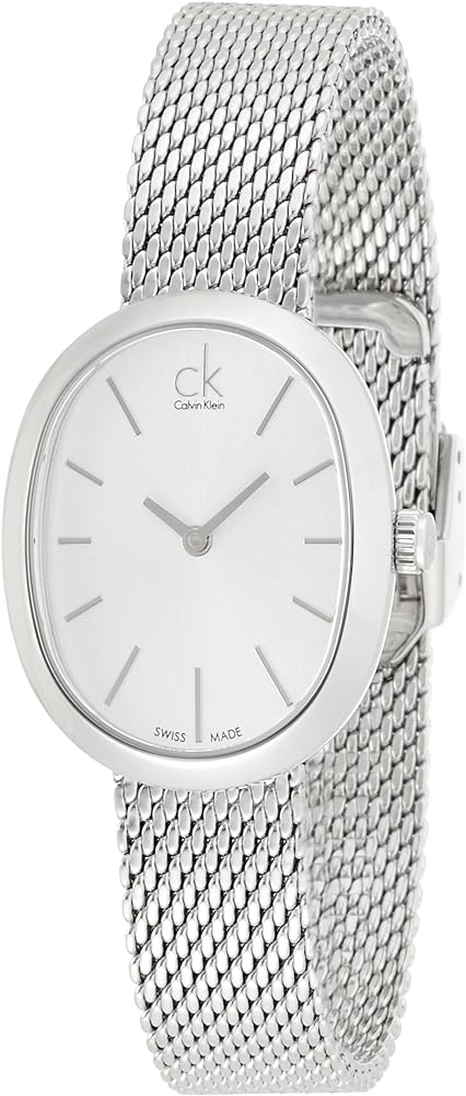 Calvin Klein Incentive Silver Dial Silver Mesh Bracelet Watch for Women - K3P23126 Buy Now By Calvin Klein