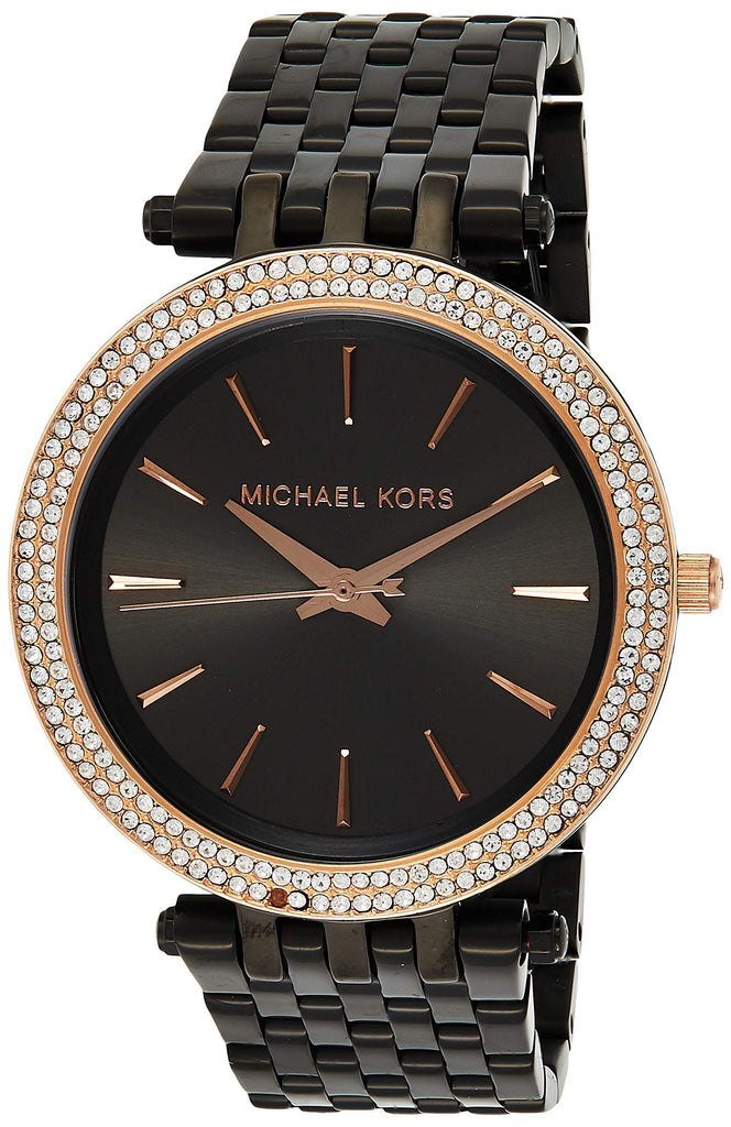 Michael Kors Darci Black Dial Black Steel Strap Watch for Women - MK3407 Buy Now By Michael Kors