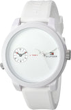 Tommy Hilfiger Denim White Dial White Rubber Strap Watch for Men - 1791324 Buy Now By Tommy Hilfiger