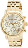 Michael Kors Ritz Chronograph Gold Dial Gold Steel Strap Watch for Women - MK5676 Buy Now By Michael Kors