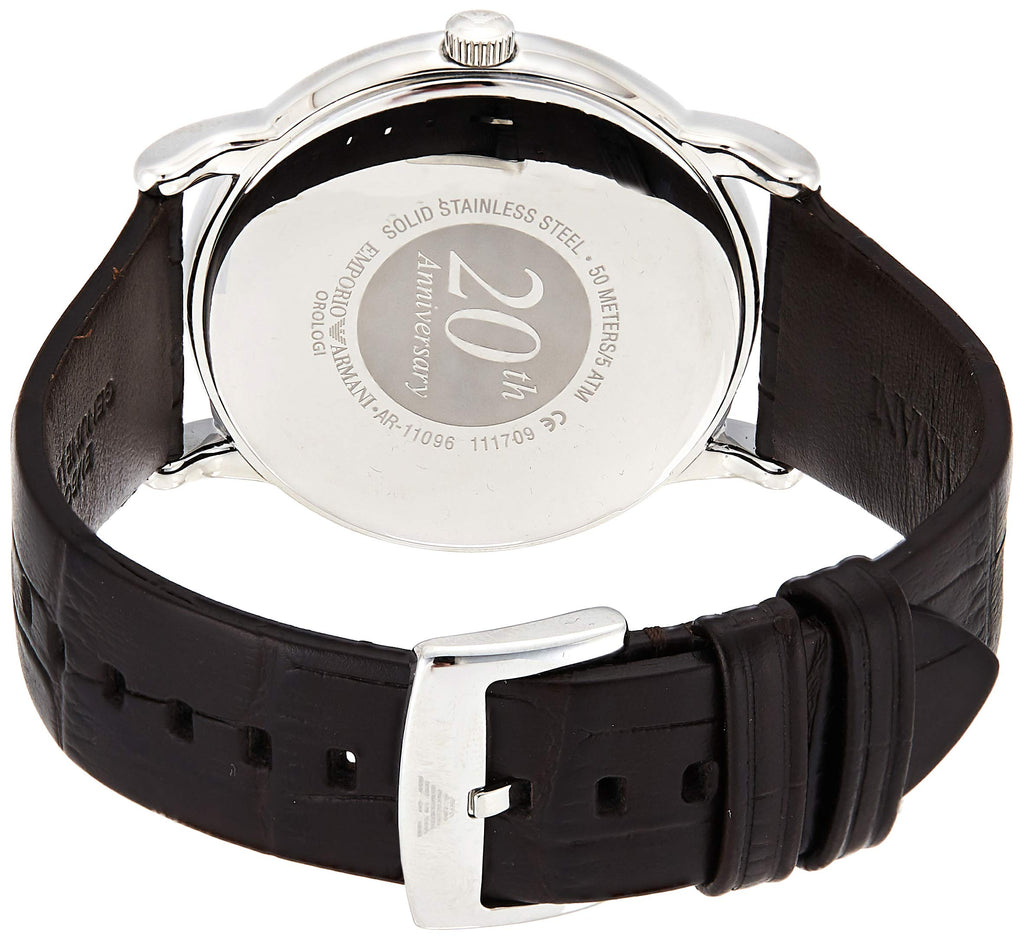 Emporio Armani Luigi Analog Bronze Dial Brown Leather Strap Watch For Men - AR11096 Buy Now By Emporio Armani