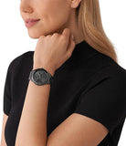 Michael Kors Slim Runway Analog Black Dial Black Steel Strap Watch For Women - MK4734 Buy Now By Michael Kors