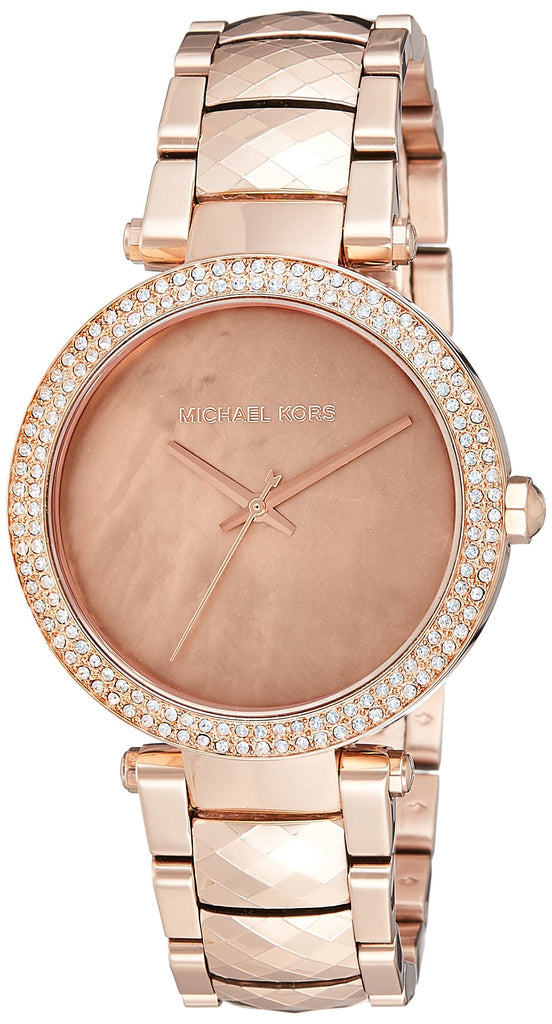 Michael Kors Parker Rose Gold Dial with Diamonds Rose Gold Steel Strap Watch for Women - MK6426 Buy Now By Michael Kors