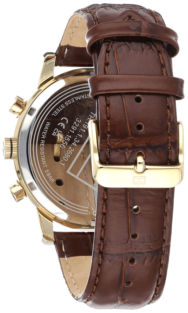 Tommy Hilfiger Claudia Rose Gold Dial Brown Leather Strap Watch for Women - 1781818 Buy Now By Tommy Hilfiger