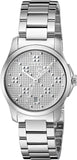 Gucci G Timeless Quartz Silver Dial Silver Steel Strap Watch For Women - YA126551 Buy Now By Gucci
