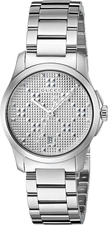 Gucci G Timeless Quartz Silver Dial Silver Steel Strap Watch For Women - YA126551 Buy Now By Gucci