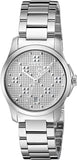 Gucci G Timeless Quartz Silver Dial Silver Steel Strap Watch For Women - YA126551 Buy Now By Gucci